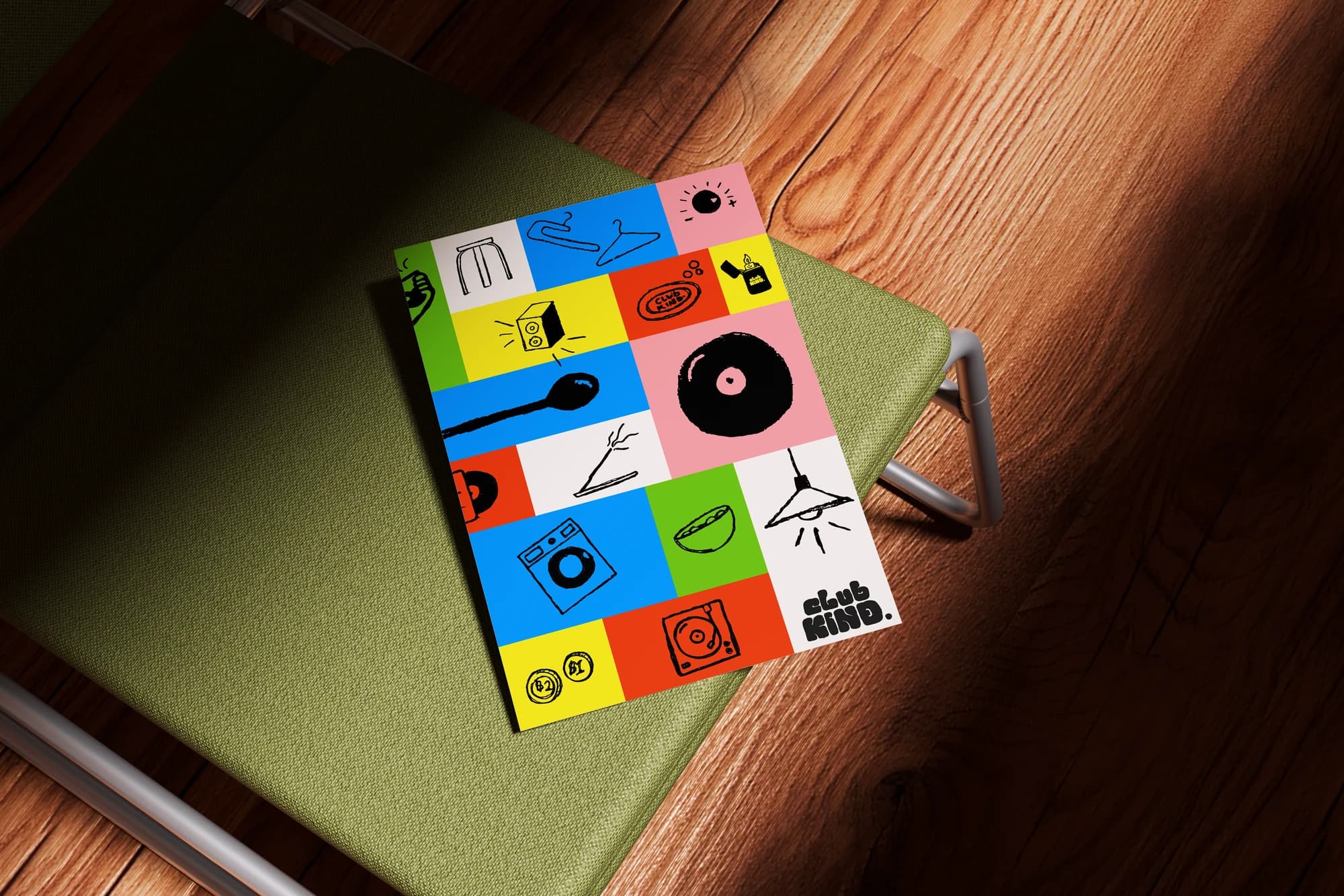 club KIND. printed stationery and colour system